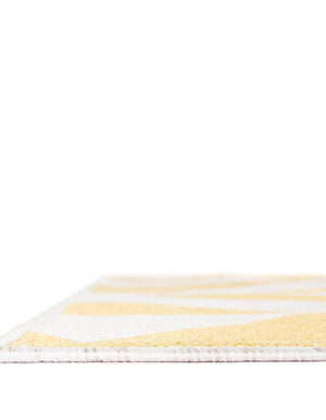 Yellow 2' x 3' 1 Jill Zarin Outdoor Rectangle Area Rug Weather Resistant for Patio, Deck, Terrace, Balcony, Porch Durable 100% Polypropylene Carpet for Outside for Sale at Rug Engine