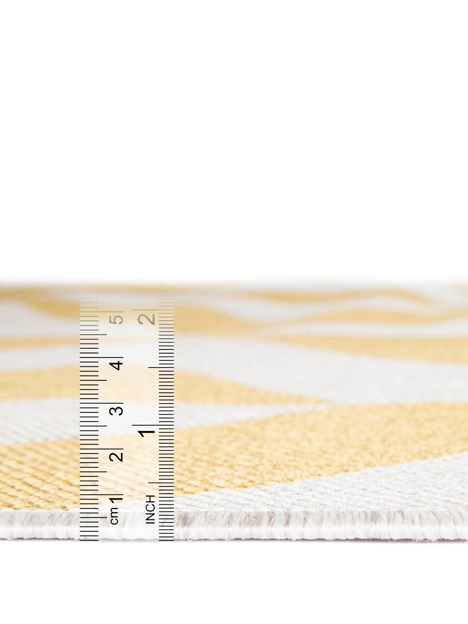 Yellow 2' x 6' 1 Jill Zarin Outdoor Runner Area Rug Weather Resistant for Patio, Deck, Terrace, Balcony, Porch Durable 100% Polypropylene Carpet for Outside for Sale at Rug Engine