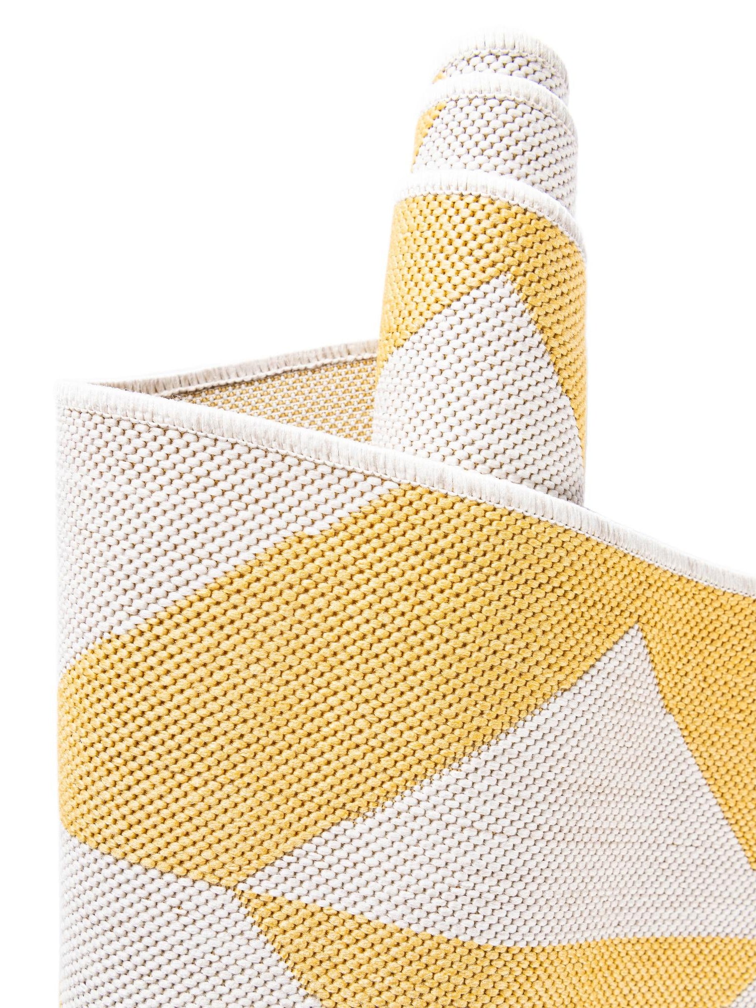 Yellow 2' x 6' 1 Jill Zarin Outdoor Runner Area Rug Weather Resistant for Patio, Deck, Terrace, Balcony, Porch Durable 100% Polypropylene Carpet for Outside for Sale at Rug Engine