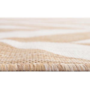 Beige 8' x 10' Jill Zarin Outdoor Rectangle Rug