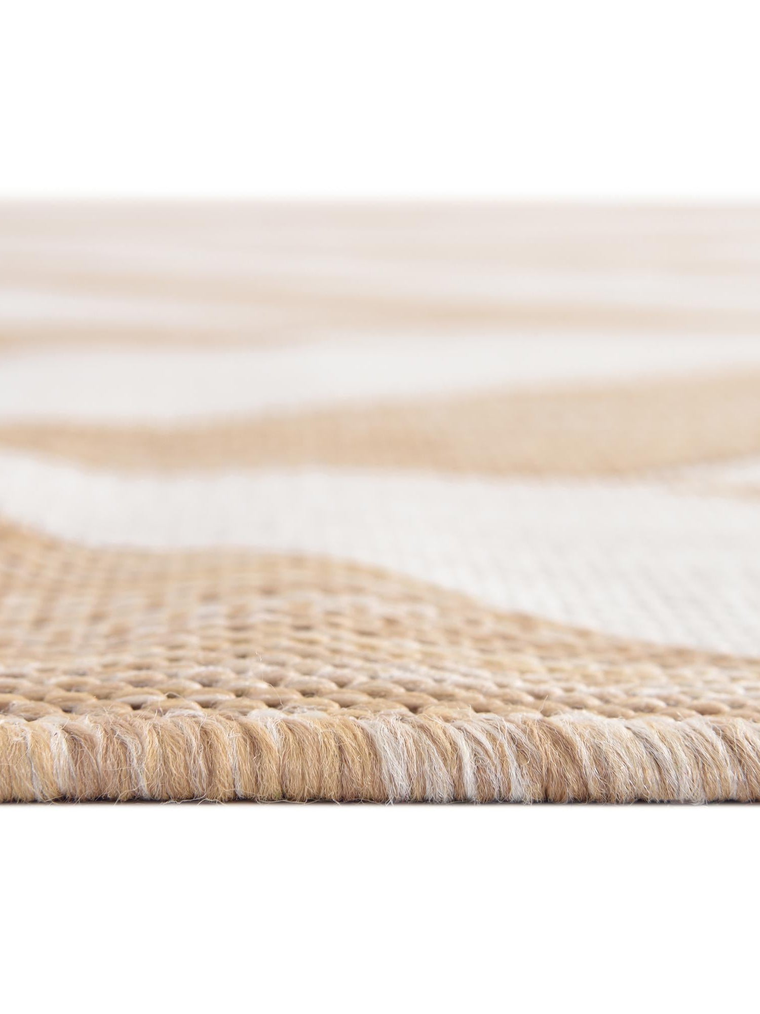 Beige 9' x 12' Jill Zarin Outdoor Rectangle Area Rug Weather Resistant for Patio, Deck, Terrace, Balcony, Porch Durable 100% Polypropylene Carpet for Outside for Sale at Rug Engine