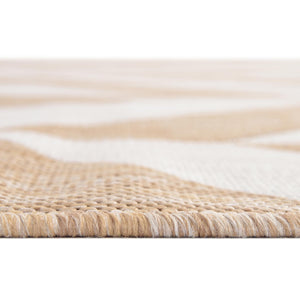 Beige 9' x 12' Jill Zarin Outdoor Rectangle Area Rug Weather Resistant for Patio, Deck, Terrace, Balcony, Porch Durable 100% Polypropylene Carpet for Outside for Sale at Rug Engine