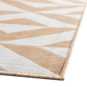 Beige 9' x 12' Jill Zarin Outdoor Rectangle Area Rug Weather Resistant for Patio, Deck, Terrace, Balcony, Porch Durable 100% Polypropylene Carpet for Outside for Sale at Rug Engine