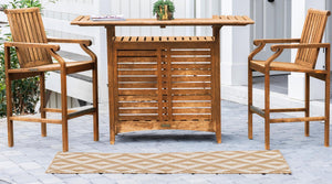 Beige 2' x 8' Jill Zarin Outdoor Runner Area Rug Weather Resistant for Patio, Deck, Terrace, Balcony, Porch Durable 100% Polypropylene Carpet for Outside for Sale at Rug Engine