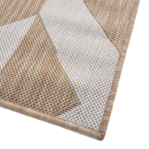 Beige 2' x 8' Jill Zarin Outdoor Runner Area Rug Weather Resistant for Patio, Deck, Terrace, Balcony, Porch Durable 100% Polypropylene Carpet for Outside for Sale at Rug Engine