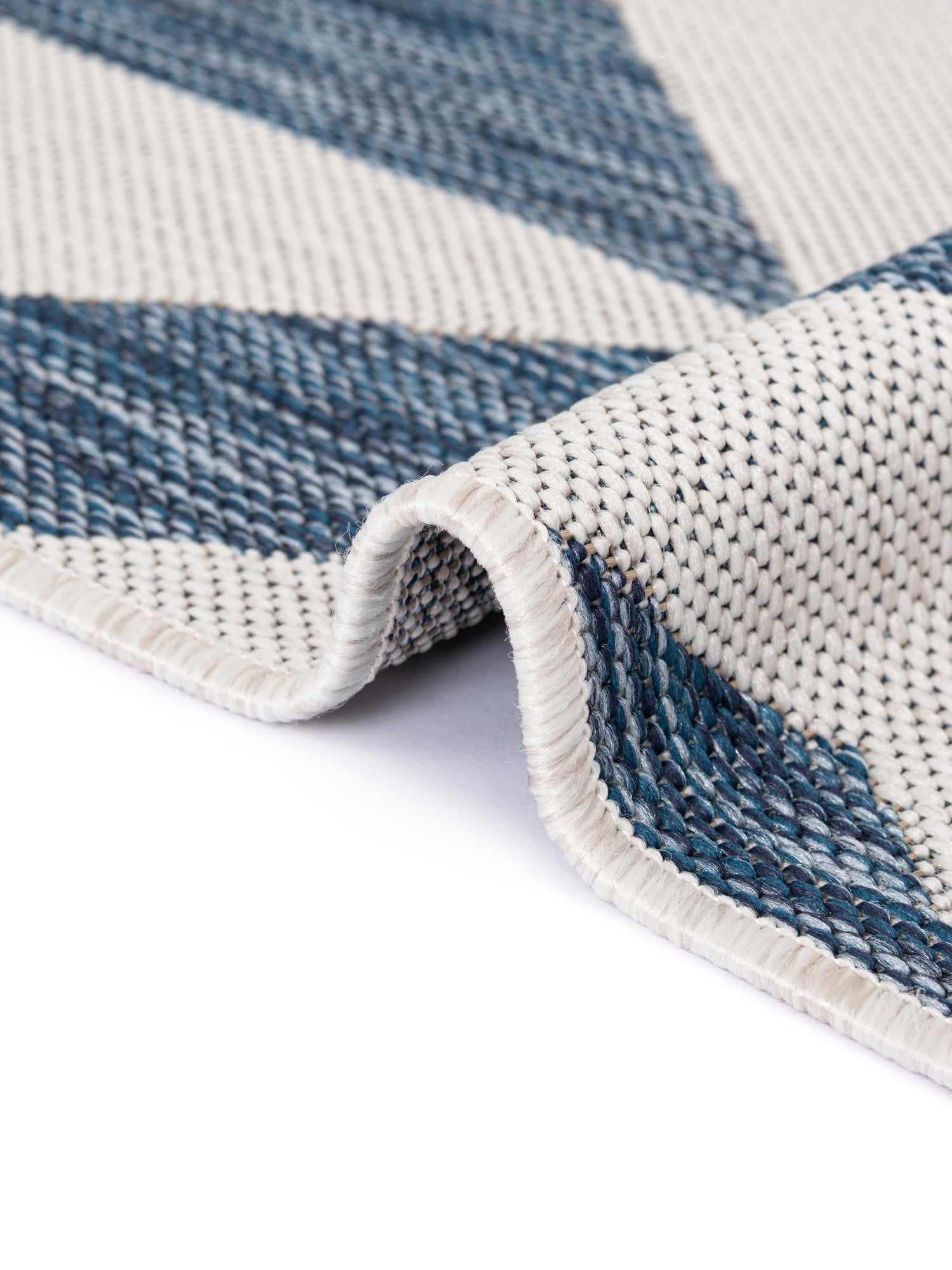 Blue 6' 1 x 9' Jill Zarin Outdoor Rectangle Area Rug Weather Resistant for Patio, Deck, Terrace, Balcony, Porch Durable 100% Polypropylene Carpet for Outside for Sale at Rug Engine