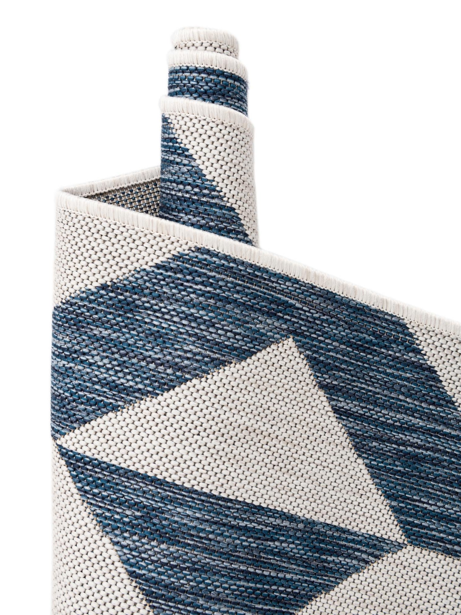 Blue 7' 10 x 10' Jill Zarin Outdoor Oval Area Rug Weather Resistant for Patio, Deck, Terrace, Balcony, Porch Durable 100% Polypropylene Carpet for Outside for Sale at Rug Engine