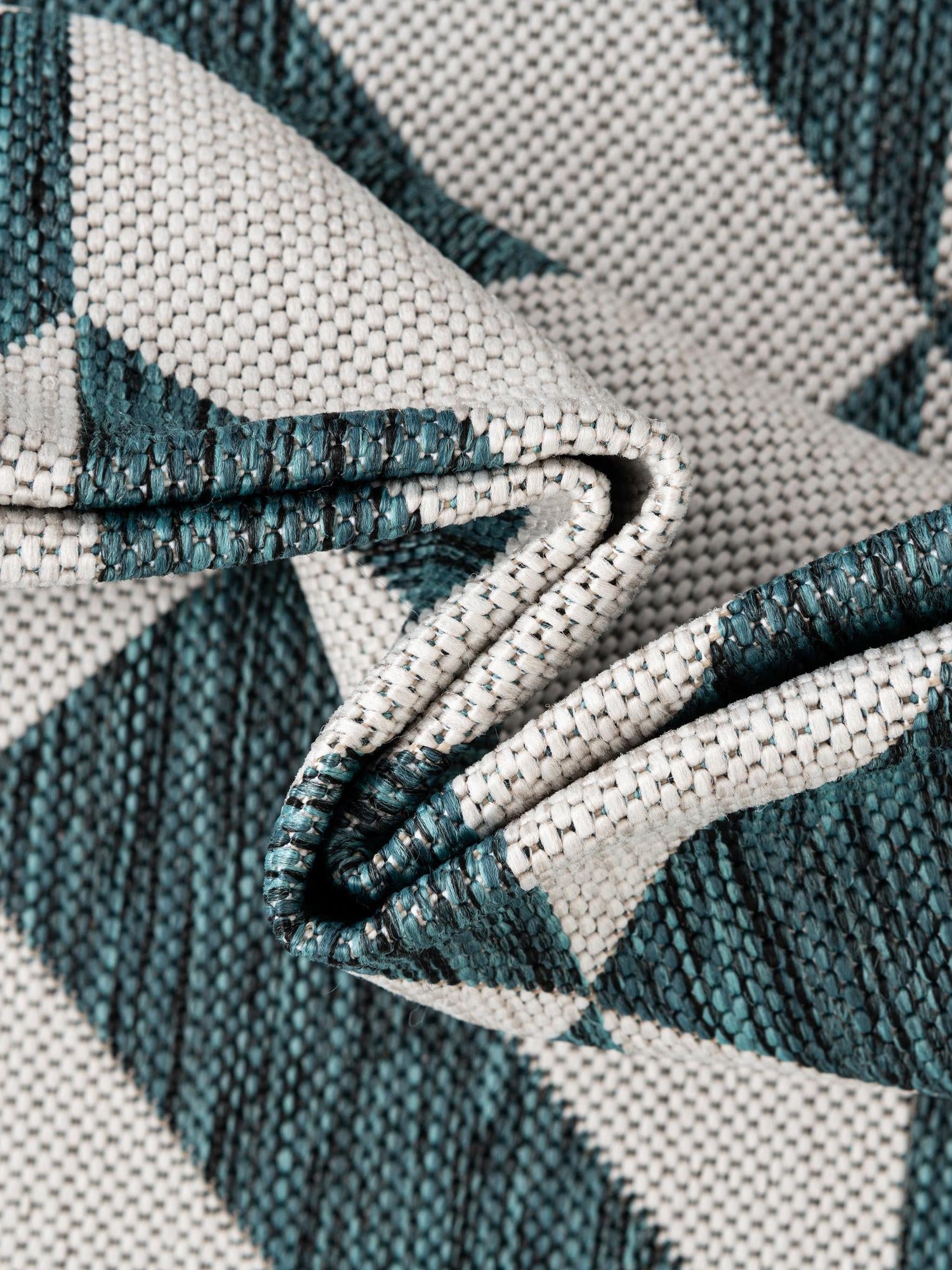 Teal 2' x 3' 1 Jill Zarin Outdoor Rectangle Area Rug Weather Resistant for Patio, Deck, Terrace, Balcony, Porch Durable 100% Polypropylene Carpet for Outside for Sale at Rug Engine