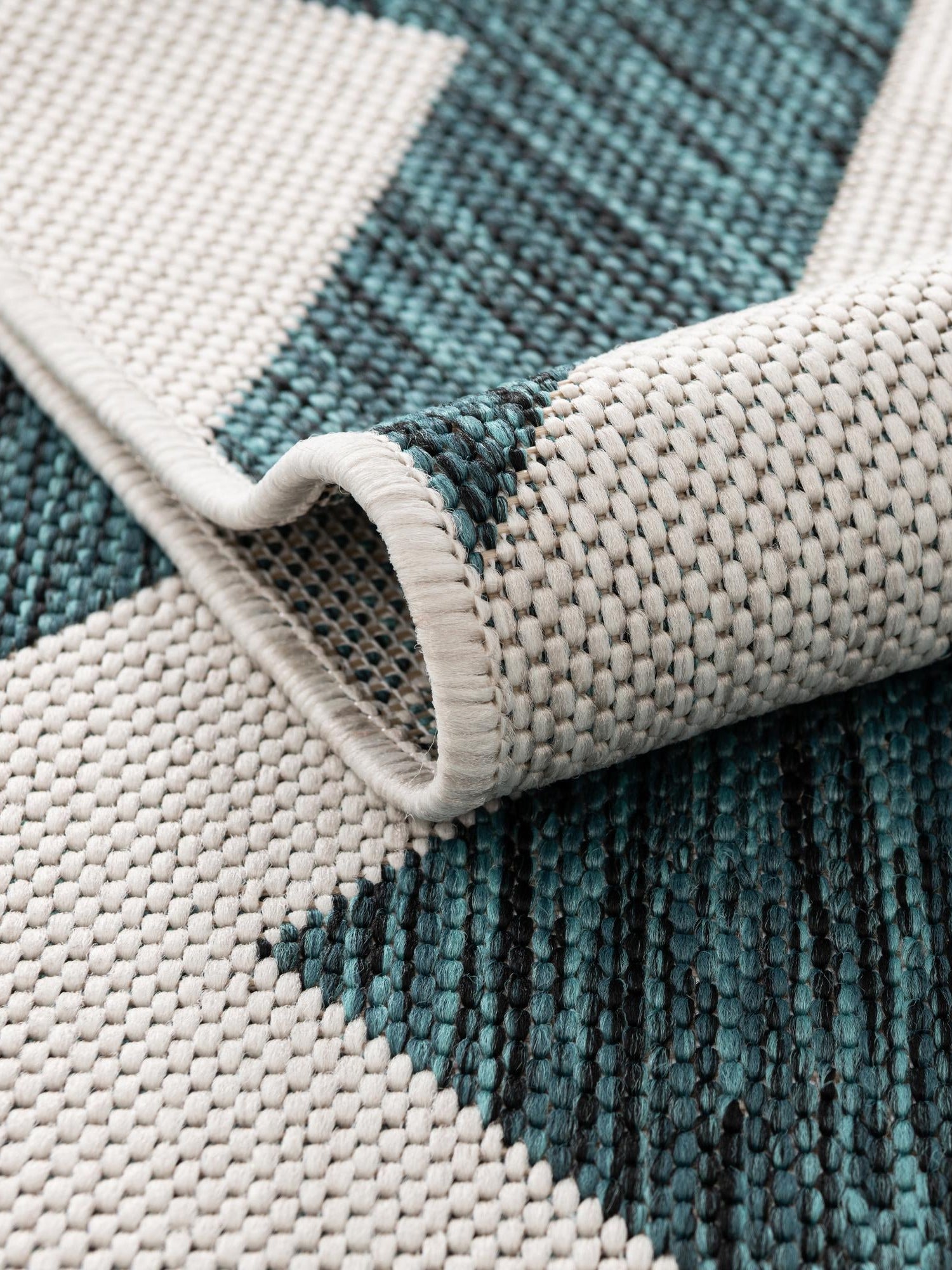 Teal 7' 10 x 10' Jill Zarin Outdoor Oval Area Rug Weather Resistant for Patio, Deck, Terrace, Balcony, Porch Durable 100% Polypropylene Carpet for Outside for Sale at Rug Engine