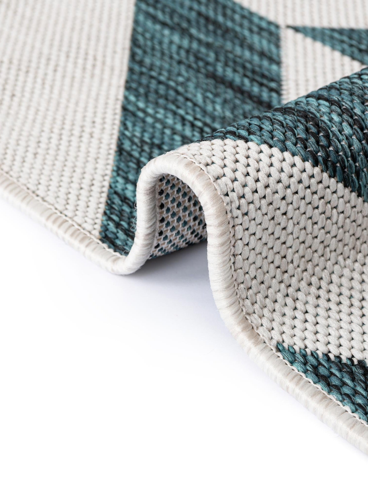 Teal 7' 10 x 10' Jill Zarin Outdoor Oval Area Rug Weather Resistant for Patio, Deck, Terrace, Balcony, Porch Durable 100% Polypropylene Carpet for Outside for Sale at Rug Engine