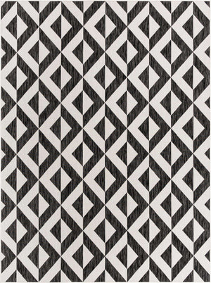 Charcoal Gray 9' x 12' Jill Zarin Outdoor Rectangle Area Rug Weather Resistant for Patio, Deck, Terrace, Balcony, Porch Durable 100% Polypropylene Carpet for Outside for Sale at Rug Engine