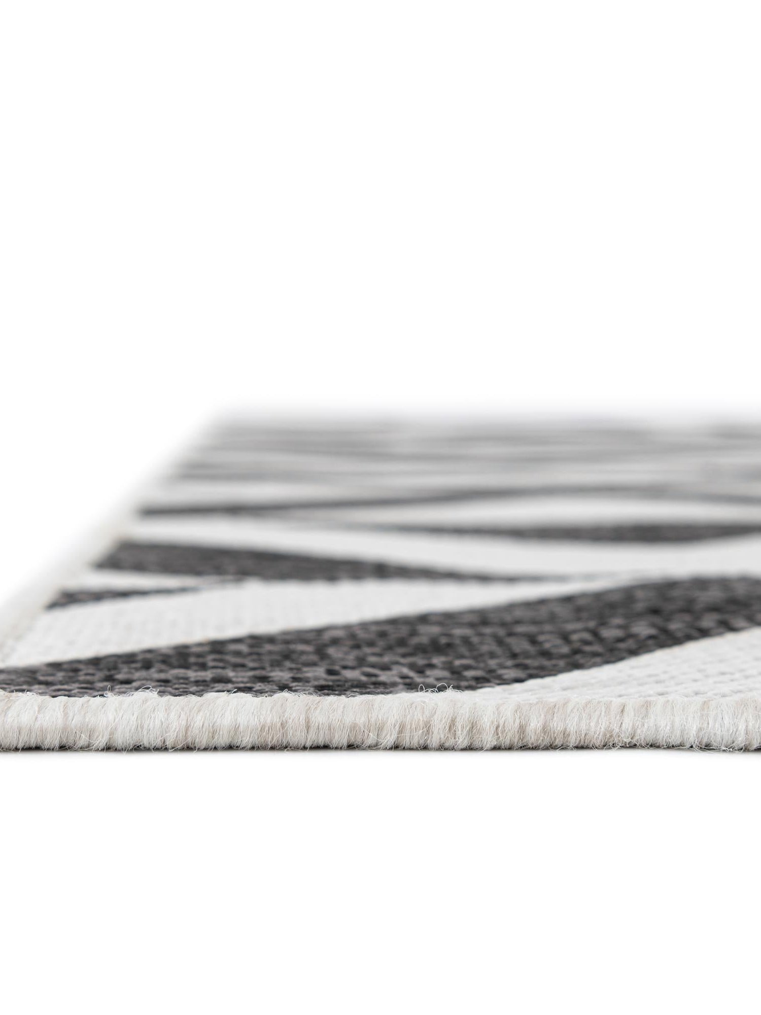 Charcoal Gray 2' x 6' 1 Jill Zarin Outdoor Runner Area Rug Weather Resistant for Patio, Deck, Terrace, Balcony, Porch Durable 100% Polypropylene Carpet for Outside for Sale at Rug Engine