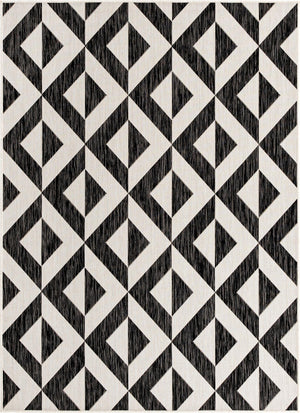 Charcoal Gray 1' 4 x 1' 4 Jill Zarin Outdoor Sample Area Rug Weather Resistant for Patio, Deck, Terrace, Balcony, Porch Durable 100% Polypropylene Carpet for Outside for Sale at Rug Engine