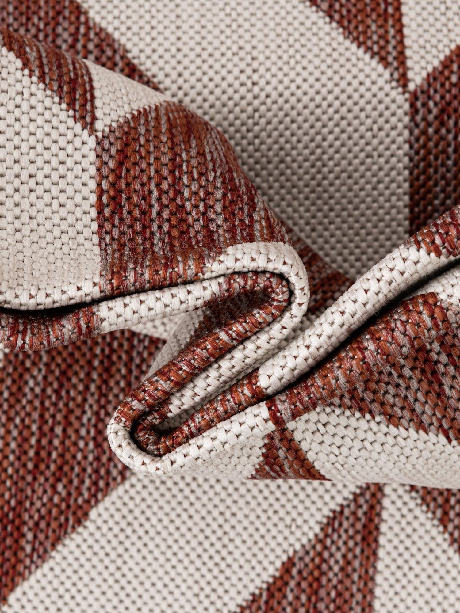 Rust Red 7' 10 x 10' Jill Zarin Outdoor Oval Area Rug Weather Resistant for Patio, Deck, Terrace, Balcony, Porch Durable 100% Polypropylene Carpet for Outside for Sale at Rug Engine