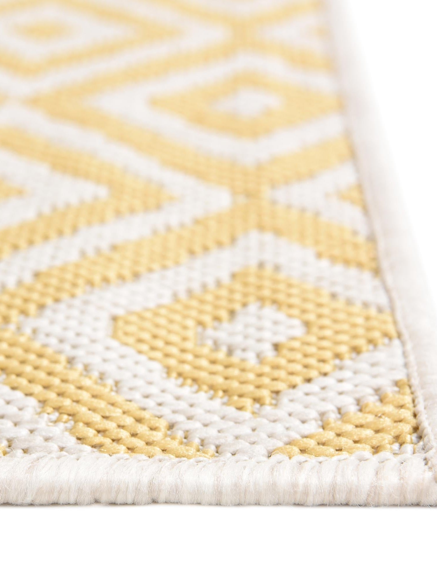 Yellow Ivory 13' 1 x 13' 1 Jill Zarin Outdoor Square Area Rug Weather Resistant for Patio, Deck, Terrace, Balcony, Porch Durable 100% Polypropylene Carpet for Outside for Sale at Rug Engine