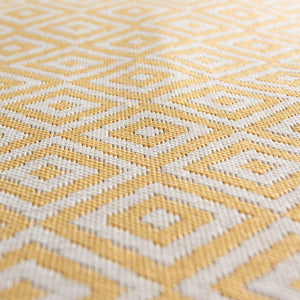Yellow Ivory 4' 1 x 4' 1 Jill Zarin Outdoor Round Area Rug Weather Resistant for Patio, Deck, Terrace, Balcony, Porch Durable 100% Polypropylene Carpet for Outside for Sale at Rug Engine