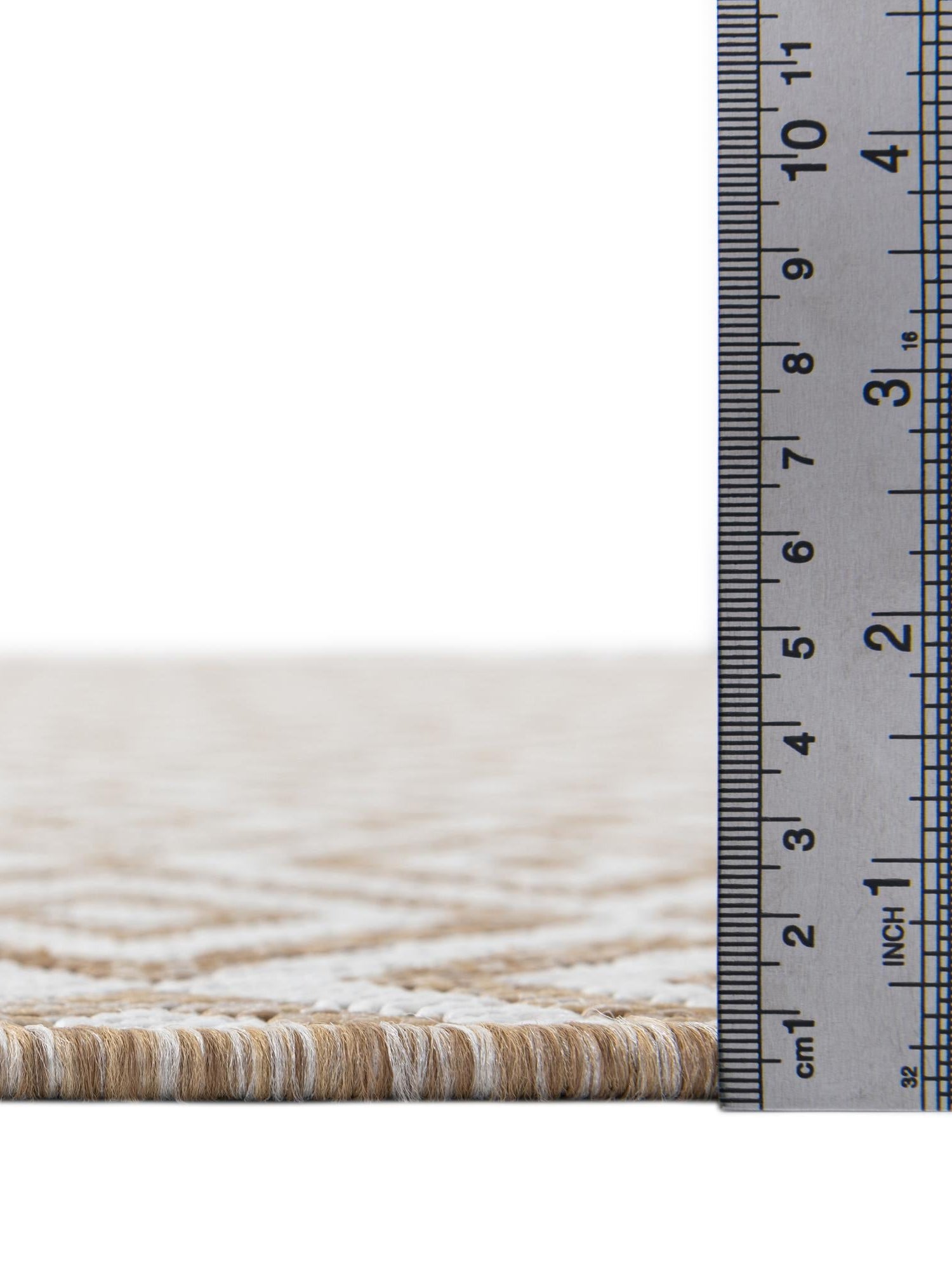 Beige 3' 1 x 5' 3 Jill Zarin Outdoor Rectangle Area Rug Weather Resistant for Patio, Deck, Terrace, Balcony, Porch Durable 100% Polypropylene Carpet for Outside for Sale at Rug Engine