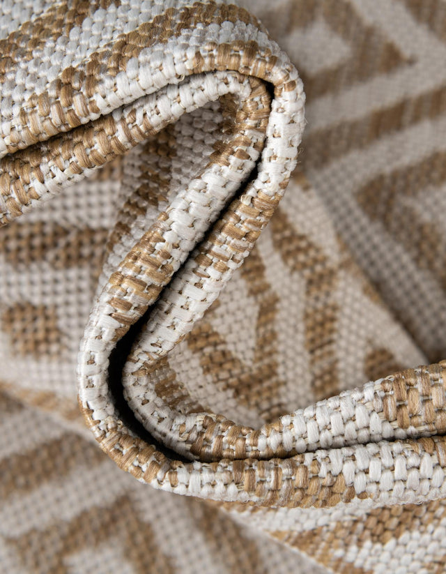 Beige 3' 1 x 5' 3 Jill Zarin Outdoor Rectangle Area Rug Weather Resistant for Patio, Deck, Terrace, Balcony, Porch Durable 100% Polypropylene Carpet for Outside for Sale at Rug Engine