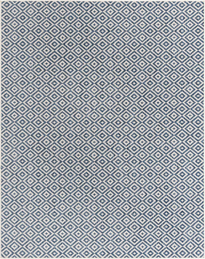 Blue 7' 10 x 10' Jill Zarin Outdoor Rectangle Area Rug Weather Resistant for Patio, Deck, Terrace, Balcony, Porch Durable 100% Polypropylene Carpet for Outside for Sale at Rug Engine