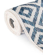 Blue 7' 1 x 10' Jill Zarin Outdoor Rectangle Area Rug Weather Resistant for Patio, Deck, Terrace, Balcony, Porch Durable 100% Polypropylene Carpet for Outside for Sale at Rug Engine