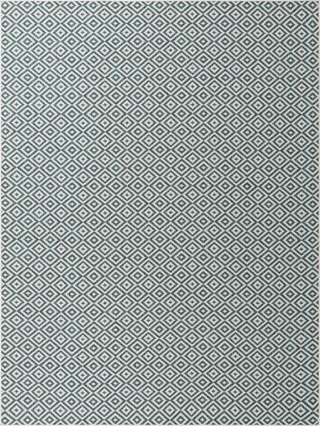 Teal 9' x 12' Jill Zarin Outdoor Rectangle Area Rug Weather Resistant for Patio, Deck, Terrace, Balcony, Porch Durable 100% Polypropylene Carpet for Outside for Sale at Rug Engine