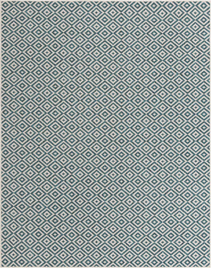 Teal 7' 10 x 10' Jill Zarin Outdoor Rectangle Area Rug Weather Resistant for Patio, Deck, Terrace, Balcony, Porch Durable 100% Polypropylene Carpet for Outside for Sale at Rug Engine