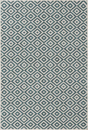 Teal 4' 1 x 6' 1 Jill Zarin Outdoor Rectangle Rug