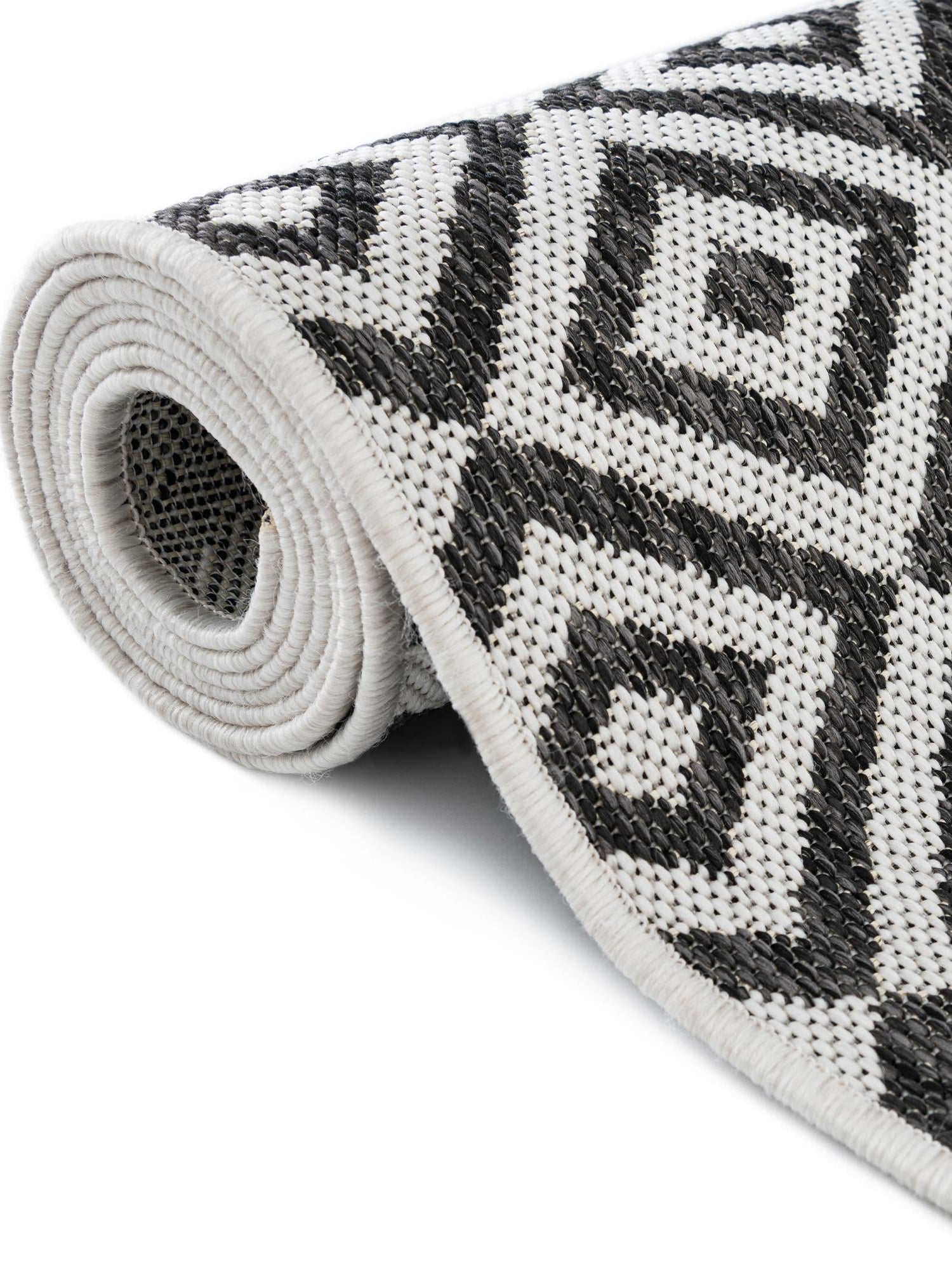 Charcoal Gray 12' x 12' Jill Zarin Outdoor Square Area Rug Weather Resistant for Patio, Deck, Terrace, Balcony, Porch Durable 100% Polypropylene Carpet for Outside for Sale at Rug Engine