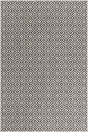 Charcoal Gray 6' 1 x 9' Jill Zarin Outdoor Rectangle Area Rug Weather Resistant for Patio, Deck, Terrace, Balcony, Porch Durable 100% Polypropylene Carpet for Outside for Sale at Rug Engine
