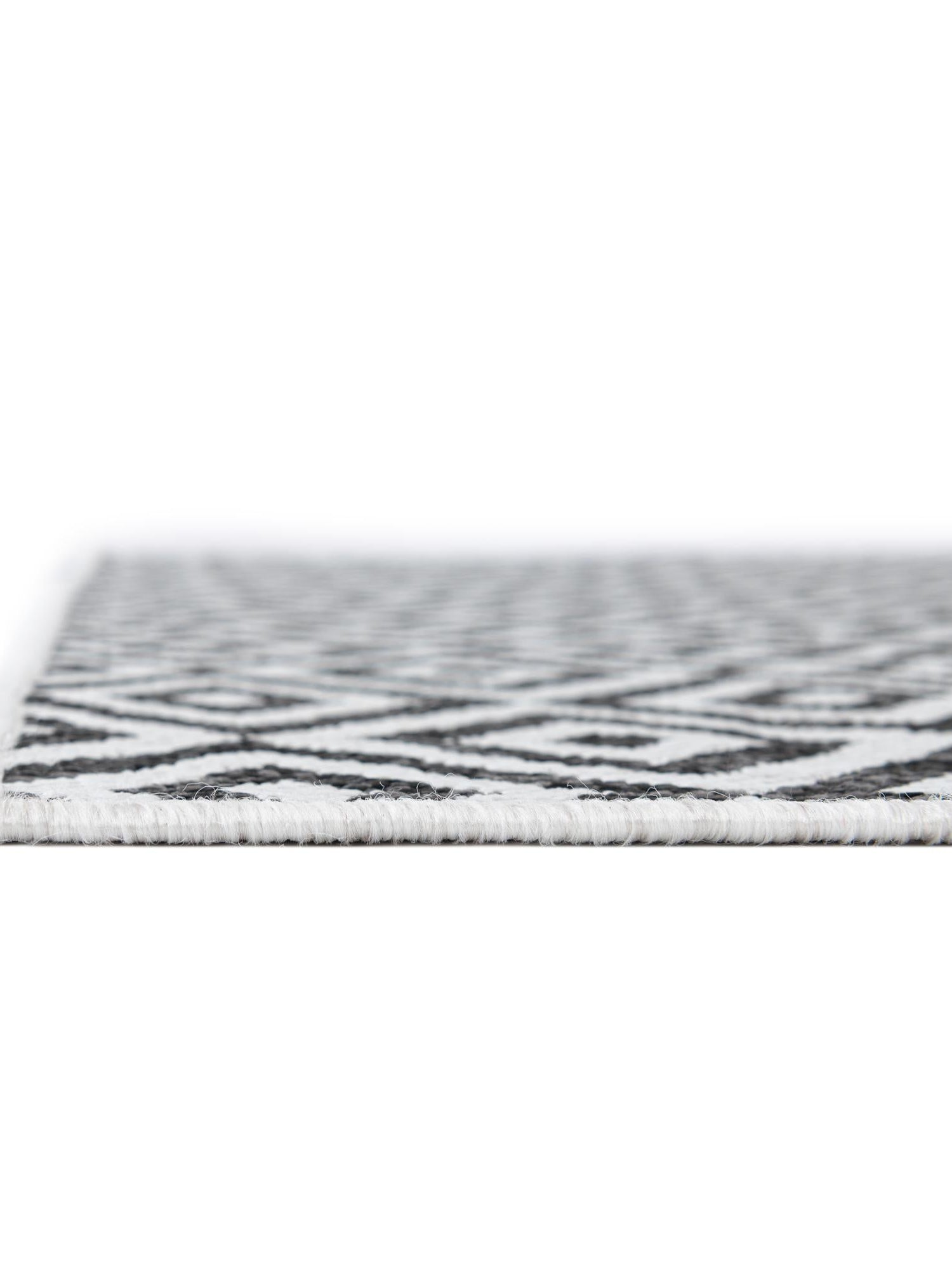 Charcoal Gray 3' 1 x 5' 3 Jill Zarin Outdoor Rectangle Area Rug Weather Resistant for Patio, Deck, Terrace, Balcony, Porch Durable 100% Polypropylene Carpet for Outside for Sale at Rug Engine