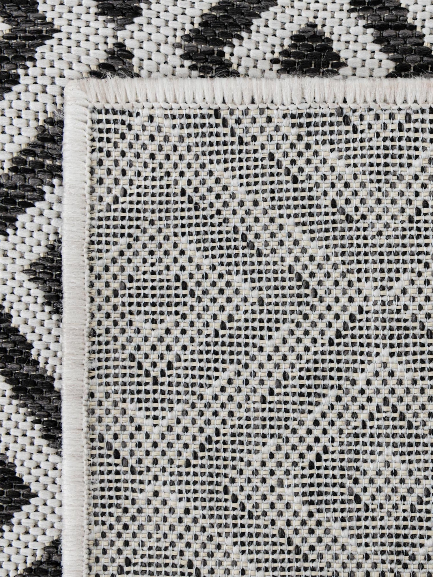 Charcoal Gray 3' 1 x 5' 3 Jill Zarin Outdoor Rectangle Area Rug Weather Resistant for Patio, Deck, Terrace, Balcony, Porch Durable 100% Polypropylene Carpet for Outside for Sale at Rug Engine
