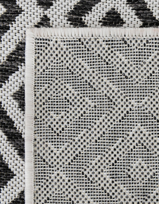 Charcoal Gray 3' 1 x 5' 3 Jill Zarin Outdoor Rectangle Area Rug Weather Resistant for Patio, Deck, Terrace, Balcony, Porch Durable 100% Polypropylene Carpet for Outside for Sale at Rug Engine