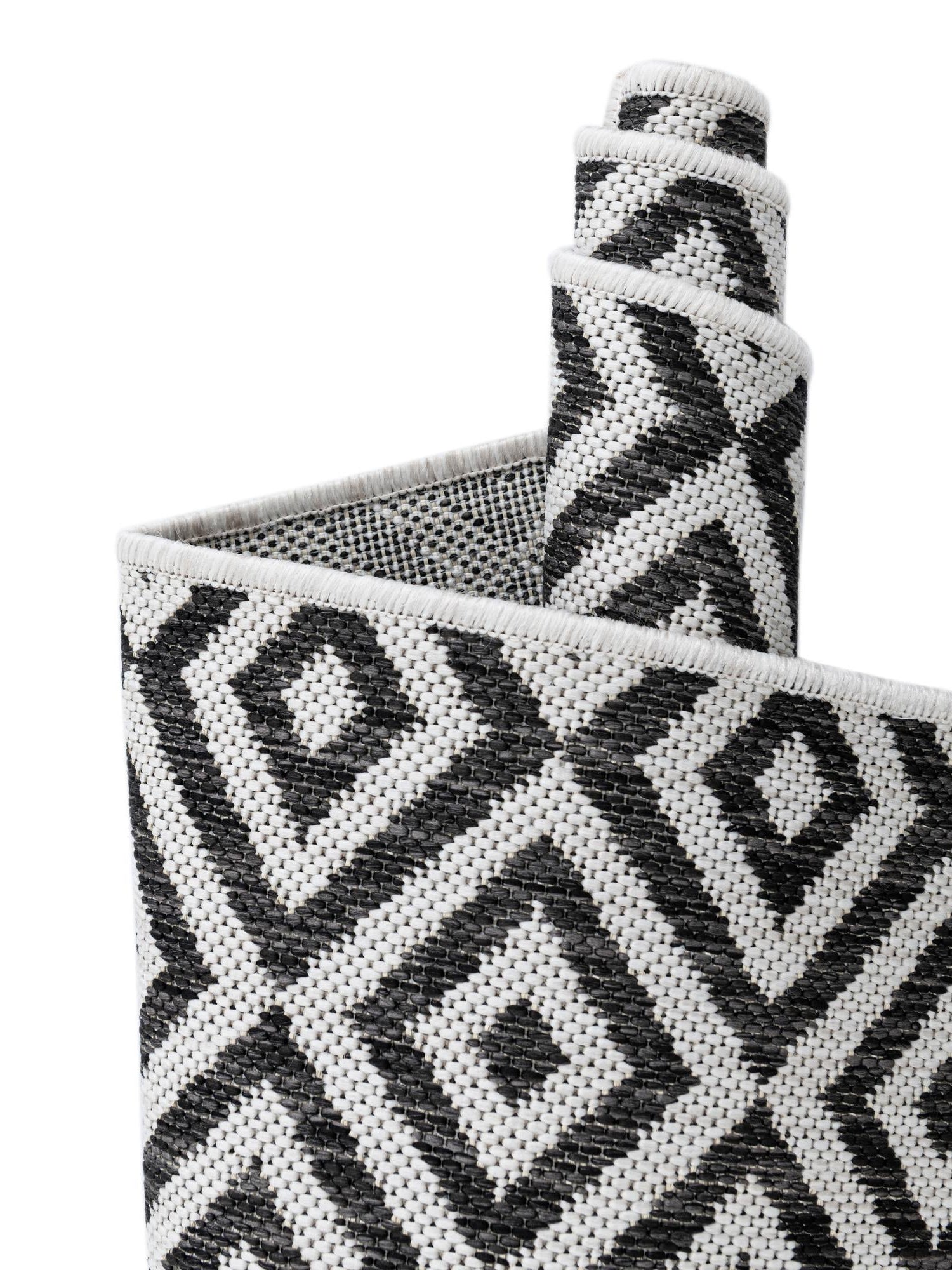 Charcoal Gray 3' 1 x 5' 3 Jill Zarin Outdoor Rectangle Area Rug Weather Resistant for Patio, Deck, Terrace, Balcony, Porch Durable 100% Polypropylene Carpet for Outside for Sale at Rug Engine