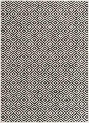 Charcoal Gray 5' 3 x 8' Jill Zarin Outdoor Rectangle Rug