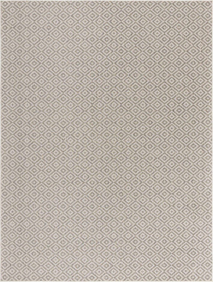 Light Gray 9' x 12' Jill Zarin Outdoor Rectangle Area Rug Weather Resistant for Patio, Deck, Terrace, Balcony, Porch Durable 100% Polypropylene Carpet for Outside for Sale at Rug Engine