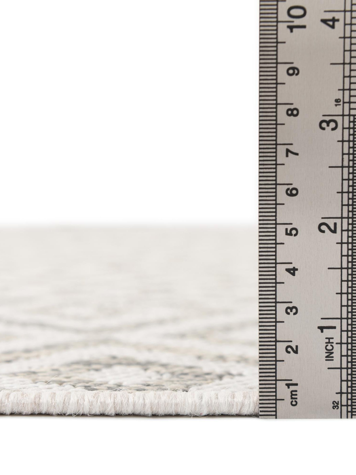 Light Gray 7' 10 x 10' Jill Zarin Outdoor Rectangle Area Rug Weather Resistant for Patio, Deck, Terrace, Balcony, Porch Durable 100% Polypropylene Carpet for Outside for Sale at Rug Engine
