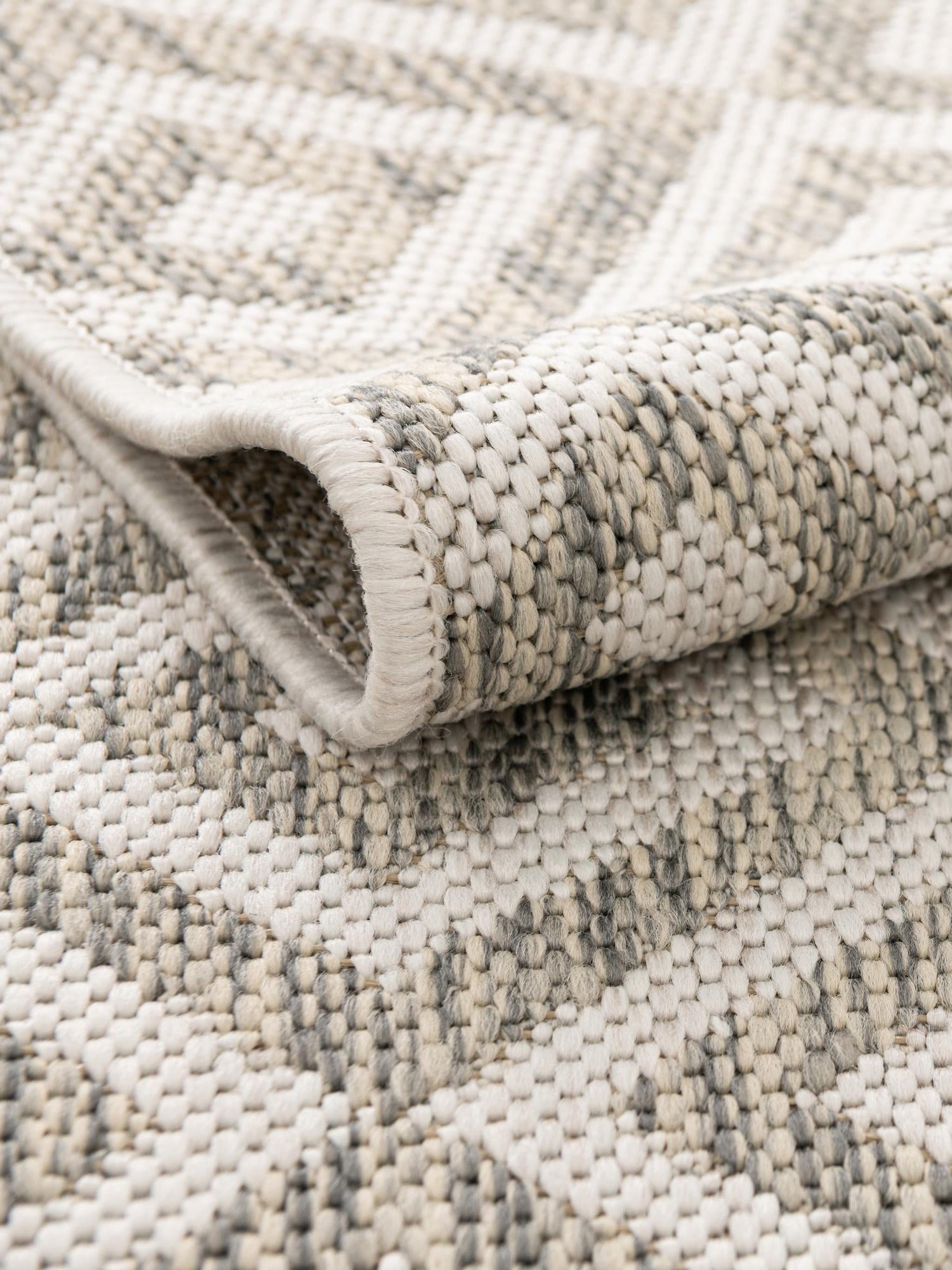 Light Gray 7' 10 x 10' Jill Zarin Outdoor Rectangle Area Rug Weather Resistant for Patio, Deck, Terrace, Balcony, Porch Durable 100% Polypropylene Carpet for Outside for Sale at Rug Engine