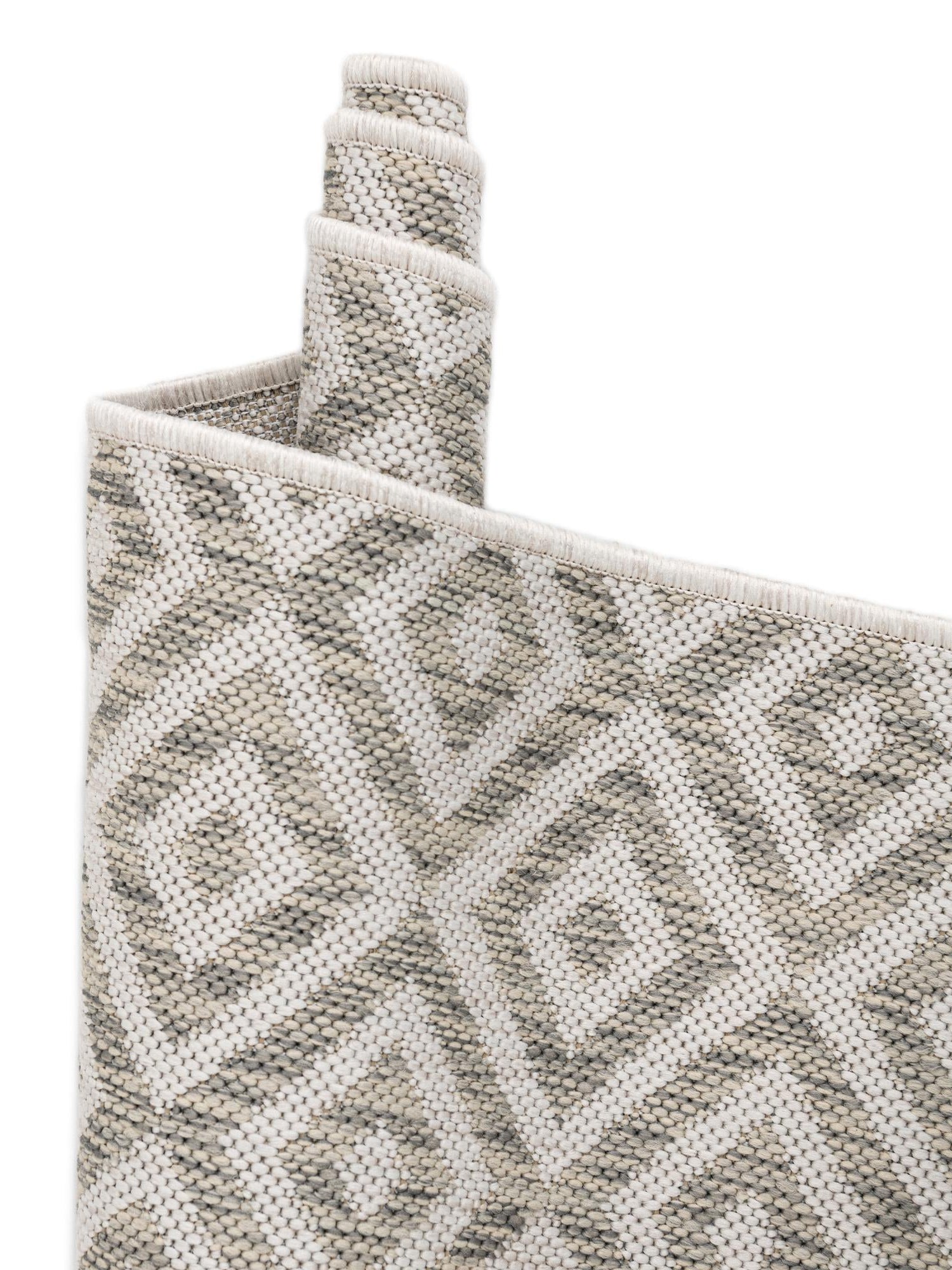 Light Gray 7' 1 x 10' Jill Zarin Outdoor Rectangle Area Rug Weather Resistant for Patio, Deck, Terrace, Balcony, Porch Durable 100% Polypropylene Carpet for Outside for Sale at Rug Engine