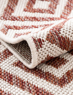 Rust Red 2' x 3' 1 Jill Zarin Outdoor Rectangle Area Rug Weather Resistant for Patio, Deck, Terrace, Balcony, Porch Durable 100% Polypropylene Carpet for Outside for Sale at Rug Engine