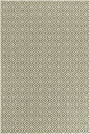 Green 6' 1 x 9' Jill Zarin Outdoor Rectangle Area Rug Weather Resistant for Patio, Deck, Terrace, Balcony, Porch Durable 100% Polypropylene Carpet for Outside for Sale at Rug Engine