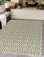 Green 7' 1 x 10' Jill Zarin Outdoor Rectangle Area Rug Weather Resistant for Patio, Deck, Terrace, Balcony, Porch Durable 100% Polypropylene Carpet for Outside for Sale at Rug Engine