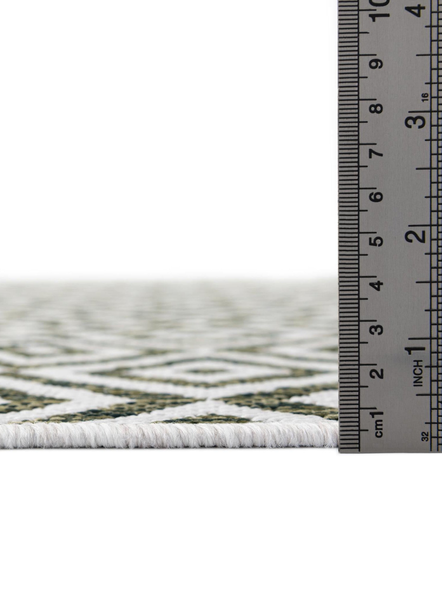 Green 5' 3 x 8' Jill Zarin Outdoor Rectangle Area Rug Weather Resistant for Patio, Deck, Terrace, Balcony, Porch Durable 100% Polypropylene Carpet for Outside for Sale at Rug Engine