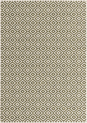 Green 5' 3 x 8' Jill Zarin Outdoor Rectangle Area Rug Weather Resistant for Patio, Deck, Terrace, Balcony, Porch Durable 100% Polypropylene Carpet for Outside for Sale at Rug Engine