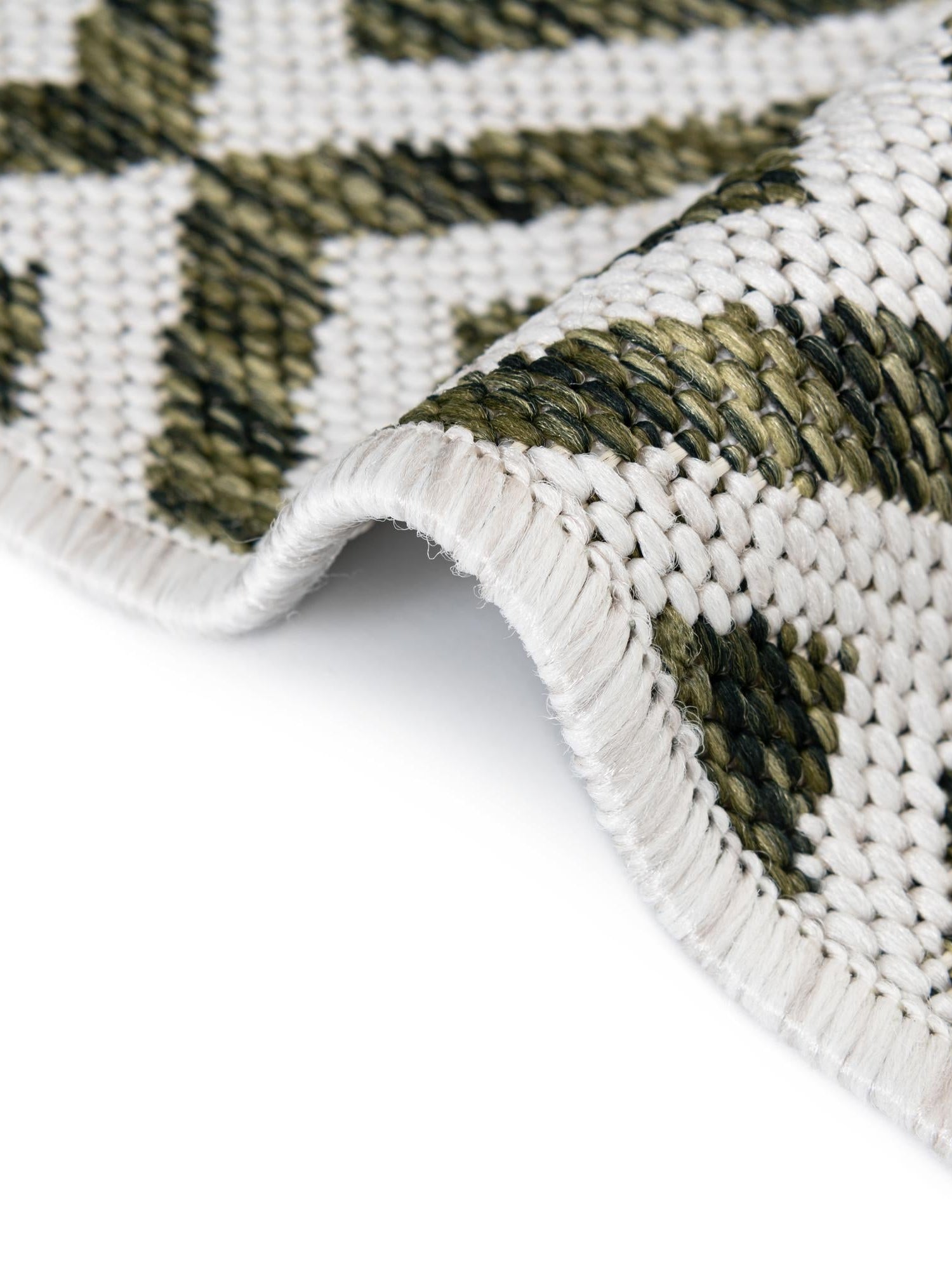 Green 7' 10 x 10' Jill Zarin Outdoor Oval Area Rug Weather Resistant for Patio, Deck, Terrace, Balcony, Porch Durable 100% Polypropylene Carpet for Outside for Sale at Rug Engine