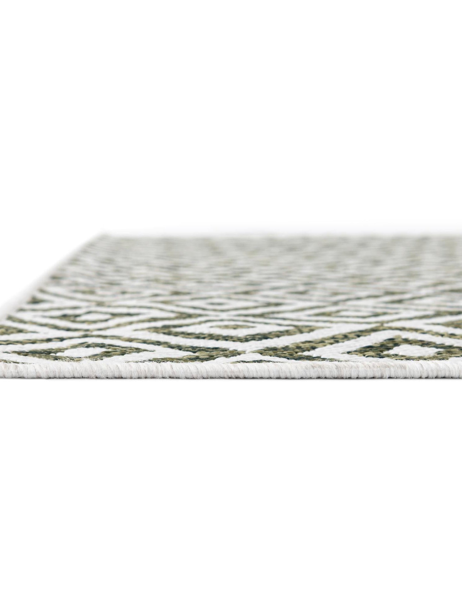 Green 2' x 6' 1 Jill Zarin Outdoor Runner Area Rug Weather Resistant for Patio, Deck, Terrace, Balcony, Porch Durable 100% Polypropylene Carpet for Outside for Sale at Rug Engine