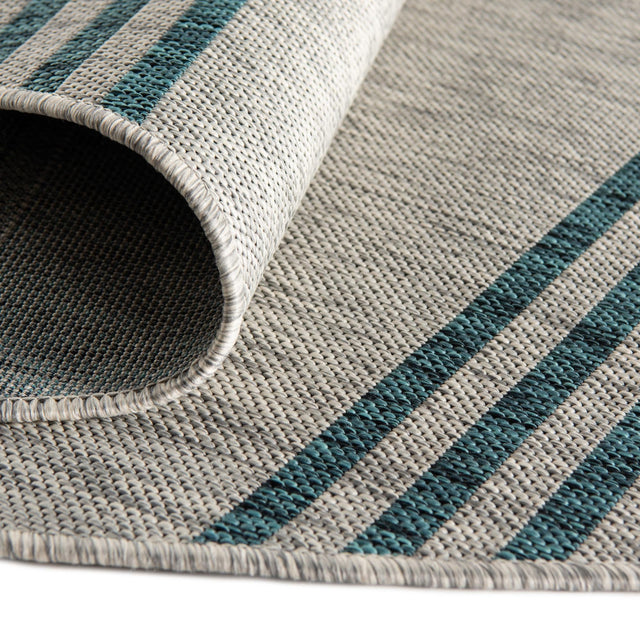 Light Gray 4' 1 x 4' 1 Jill Zarin Outdoor Round Area Rug Weather Resistant for Patio, Deck, Terrace, Balcony, Porch Durable 100% Polypropylene Carpet for Outside for Sale at Rug Engine