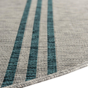 Light Gray 6' 7 x 6' 7 Jill Zarin Outdoor Round Area Rug Weather Resistant for Patio, Deck, Terrace, Balcony, Porch Durable 100% Polypropylene Carpet for Outside for Sale at Rug Engine