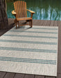 Light Gray 8' x 10' Jill Zarin Outdoor Rectangle Rug