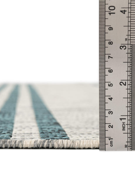 Light Gray 3' 1 x 5' 3 Jill Zarin Outdoor Rectangle Area Rug Weather Resistant for Patio, Deck, Terrace, Balcony, Porch Durable 100% Polypropylene Carpet for Outside for Sale at Rug Engine