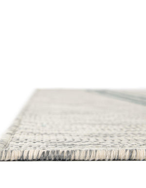 Light Gray 8' x 10' Jill Zarin Outdoor Rectangle Rug